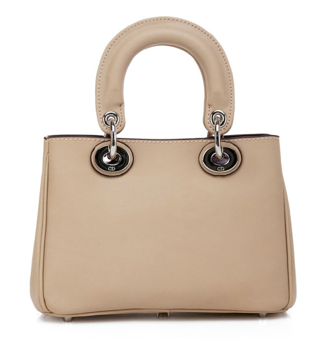 mini Christian Dior diorissimo nappa leather bag 0902 apricot